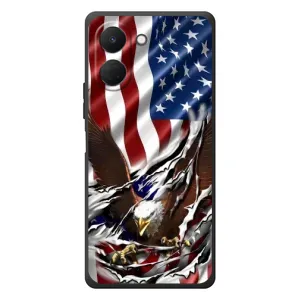 Чохол Прапор USA для TECNO Spark Go 3 (Прапор USA)