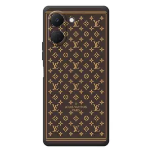 Силиконовый чехол для TECNO Spark Go 3 (ФОН Louis Vuitton Paris)