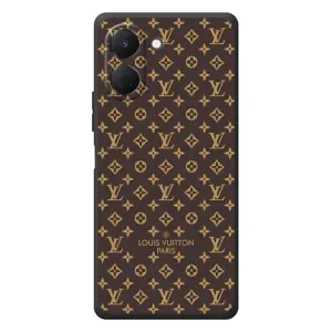 Чехол Стиль Louis Vuitton на TECNO Spark Go 3 (Фон Луи Виттон)