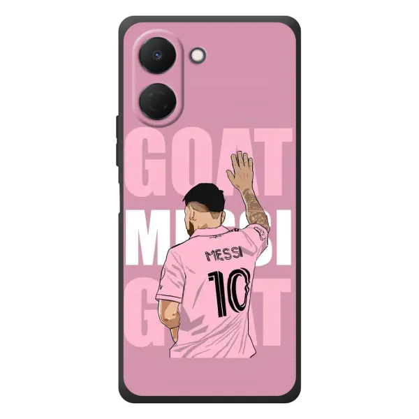 Чехол с рисунком «GOAT MESSI» для TECNO Spark Go 3 Чехол с рисунком «GOAT MESSI» для TECNO Spark Go 3