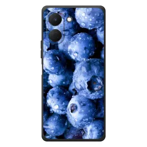 Чехол с изображением вкусной еды для TECNO Spark Go 3 (Голубика)