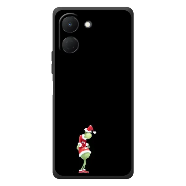 Чехол с рисунком «Гринч на чорном» для TECNO Spark Go 3 Чехол с рисунком «Гринч на чорном» для TECNO Spark Go 3
