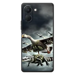 Чохол з мемами траралело тралала для TECNO Spark Go 3 (Гусіні і крокоділо)