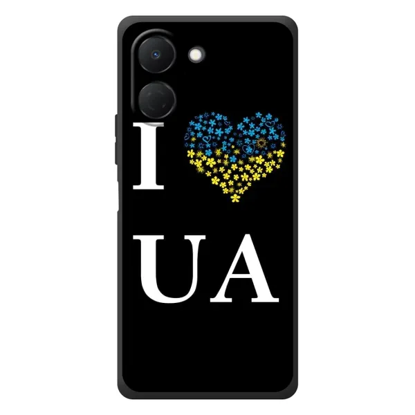 Чехол с рисунком «I Love UA» для TECNO Spark Go 3 Чехол с рисунком «I Love UA» для TECNO Spark Go 3