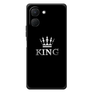 Чехол (Корона на чёрном фоне) для
ТЕКО Спарк Го 3
(KING)