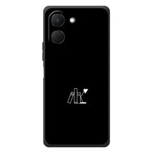 Чехол с картинками на черном фоне для TECNO Spark Go 3 (Книжки)