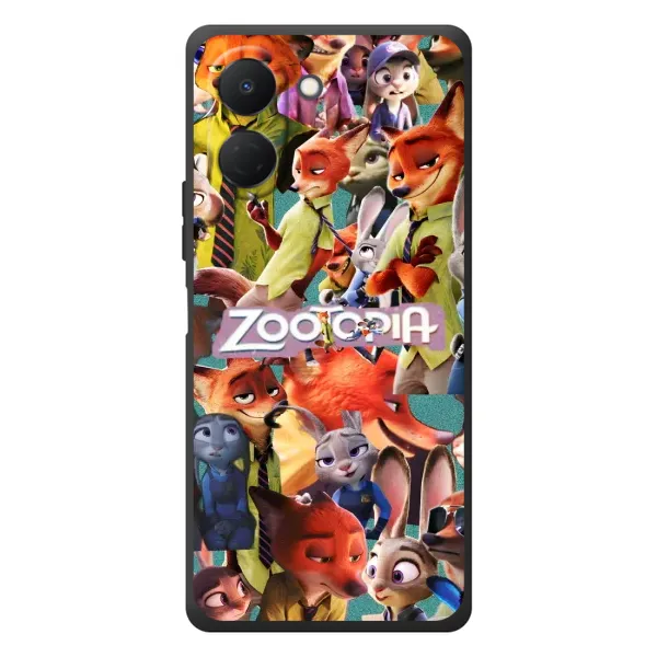 Чохол з малюнком «Колаж героїв» для TECNO Spark Go 3 Чохол з малюнком «Колаж героїв» для TECNO Spark Go 3