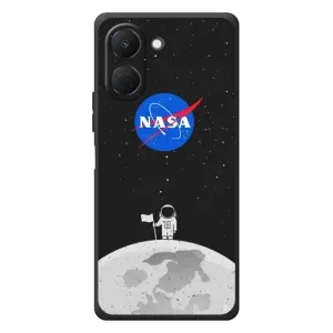 Силіконовый бампер з принтом "Наса" на TECNO Spark Go 3 (Космонавт NASA)