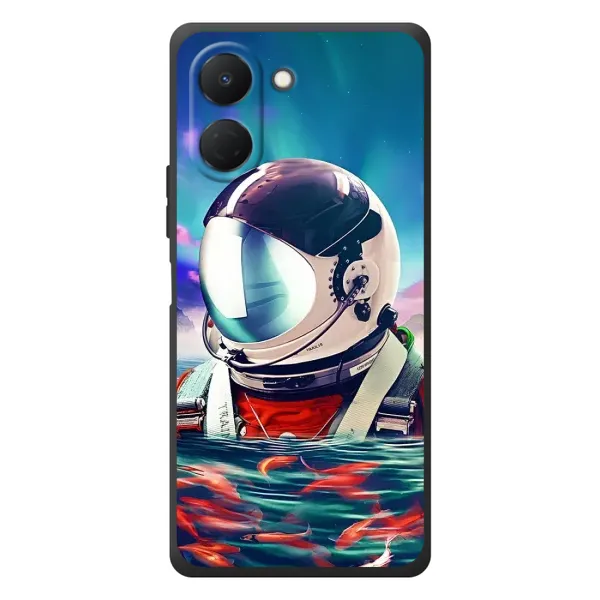 Чехол с рисунком «Космонавт в воде» для TECNO Spark Go 3 Чехол с рисунком «Космонавт в воде» для TECNO Spark Go 3