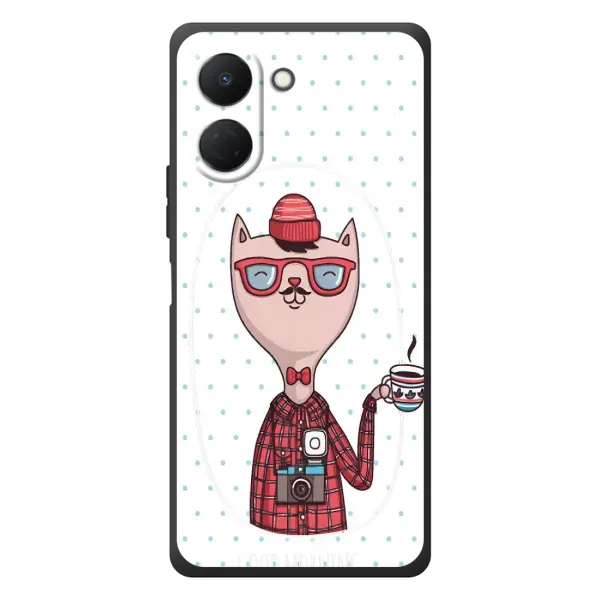 Чехол с рисунком «Кот аристократ» для TECNO Spark Go 3 Чехол с рисунком «Кот аристократ» для TECNO Spark Go 3