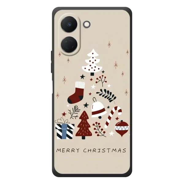 Чехол с рисунком «Merry Christmas» для TECNO Spark Go 3 Чехол с рисунком «Merry Christmas» для TECNO Spark Go 3