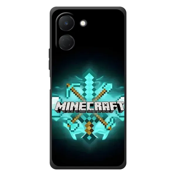 Чехол с рисунком «MineCraft 2» для TECNO Spark Go 3
