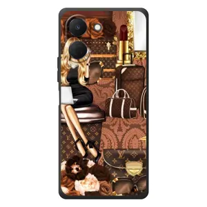 Чехол Стиль Louis Vuitton на TECNO Spark Go 3 (Мода Луи Виттон)