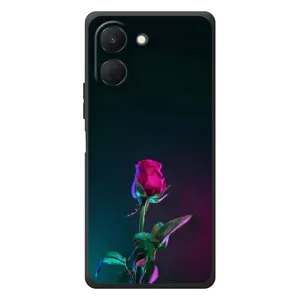 Чохли з принтом Троянд для TECNO Spark Go 3 (Нічна троянда)