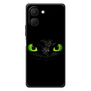 Чехол дракон Беззубик для TECNO Spark Go 3 (Глаза Беззубика)