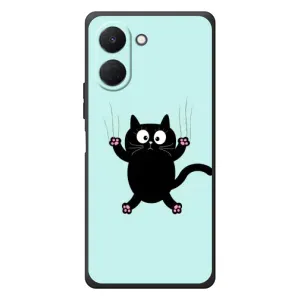 Силіконовий чохол з котиком для TECNO Spark Go 3