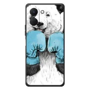 Чехлы с Пандами на TECNO Spark Go 3 (Панда боксер)