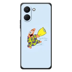 Чехлы с Патриком на TECNO Spark Go 3 (Патрик с подушкой)