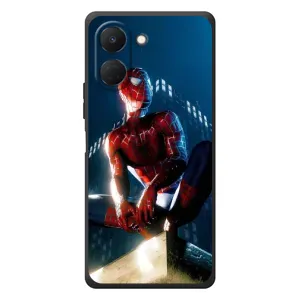 Чехол Супергерой Человека Паука на TECNO Spark Go 3 (Паук на доме)