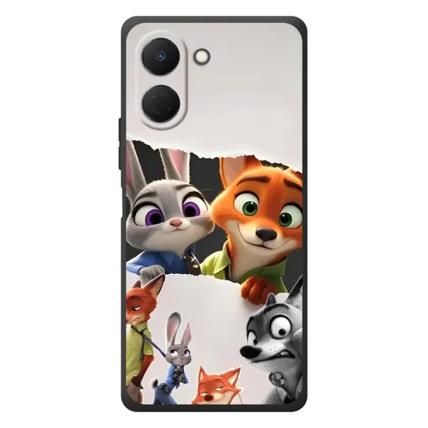 Чохол з малюнком «Персонажі Зоо» для TECNO Spark Go 3 Чохол з малюнком «Персонажі Зоо» для TECNO Spark Go 3
