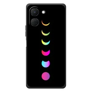 Чехол (ТПУ) с планетами на TECNO Spark Go 3 (Полнолуние)