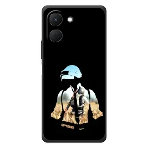 Чохол з картинкою "Герой Pubg" на TECNO Spark Go 3 (Пубг мен)