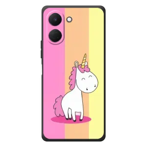 Чехол Unicorn на TECNO Spark Go 3 (Радужный Единорог)
