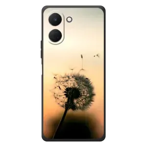Силиконовый Чехол с одуванчиками на TECNO Spark Go 3 (Роздумаханый одуванчик)