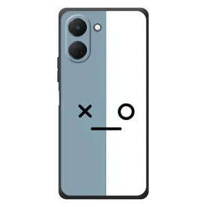 Силиконовые Чехлы (смешные стикеры) для TECNO Spark Go 3 (Серо-белый)