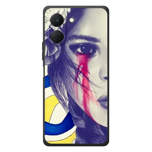Чехол с рисунком «Слезы Украины» для TECNO Spark Go 3 Чехол с рисунком «Слезы Украины» для TECNO Spark Go 3