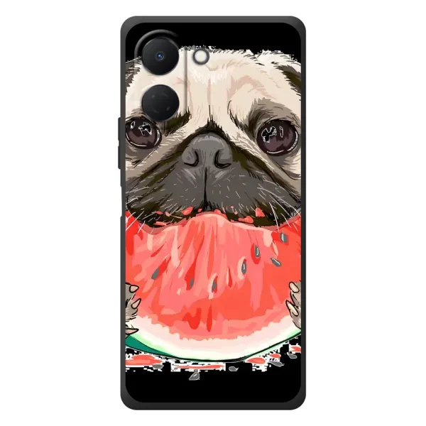 Чехол с рисунком «Смешной Мопс» для TECNO Spark Go 3 Чехол с рисунком «Смешной Мопс» для TECNO Spark Go 3