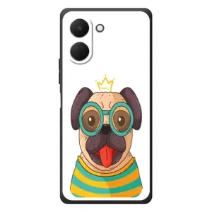 Бампер для TECNO Spark Go 3 з картинкою "Песики" (Собака Король)