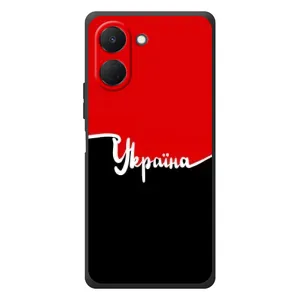 Чехлы УПА (Красно-Чёрный) на TECNO Spark Go 3 (Украина УПА)