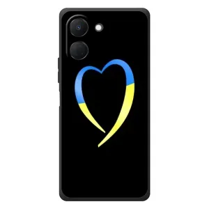 Силиконовый Чехол на TECNO Spark Go 3 (Я-Украина) (Украинское сердце)