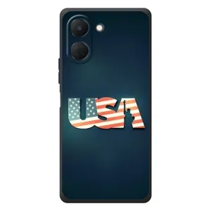 Чехол Флаг USA для TECNO Spark Go 3