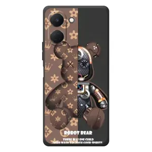 Силиконовый чехол для TECNO Spark Go 3 (Медмедь Луи Виттон)