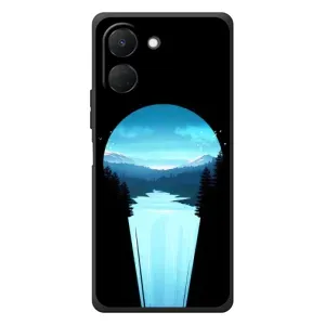 Летний Чехол на TECNO Spark Go 3 (Синий Водопад)