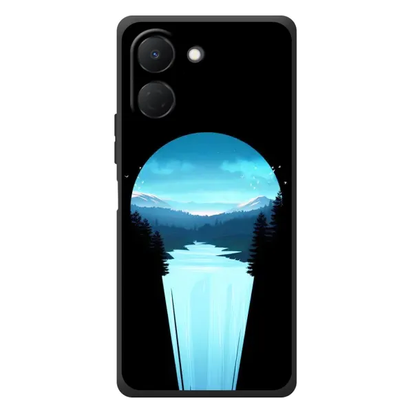 Чехол с рисунком «Синий Водопад» для TECNO Spark Go 3 Чехол с рисунком «Синий Водопад» для TECNO Spark Go 3