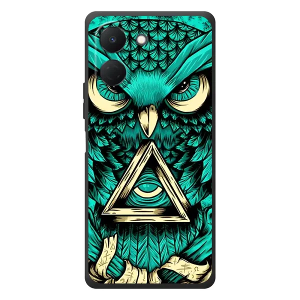 Чехол с рисунком «Зеленая сова» для TECNO Spark Go 3 Чехол с рисунком «Зеленая сова» для TECNO Spark Go 3