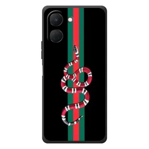 Чехлы Бренд GUCCI для TECNO Spark Go 3 (Змей Гуччи)