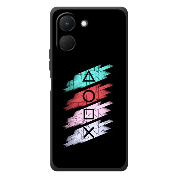 Чехол с рисунком «Значки Sony» для TECNO Spark Go 3 Чехол с рисунком «Значки Sony» для TECNO Spark Go 3