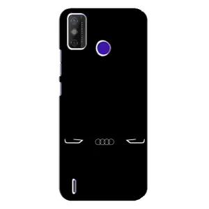 Силиконовый бампер с картинкой машины на TECNO Spark Power 2 (LC8) (Силует Audi)