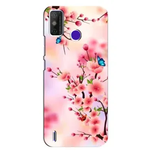 Чехол с принтом САКУРЫ на TECNO Spark Power 2 (LC8) (Бабочки на сакуре)