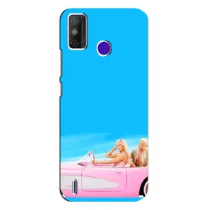 Силиконовый Чехол Барби Фильм на TECNO Spark Power 2 (LC8) (Барби и Кен)