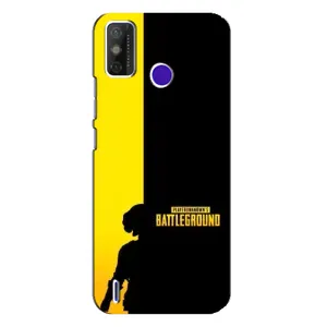 Чохол (TPU) з картинкою "Лого Пабг" на Техно Спарк Повер 2 (Battlegrounds)