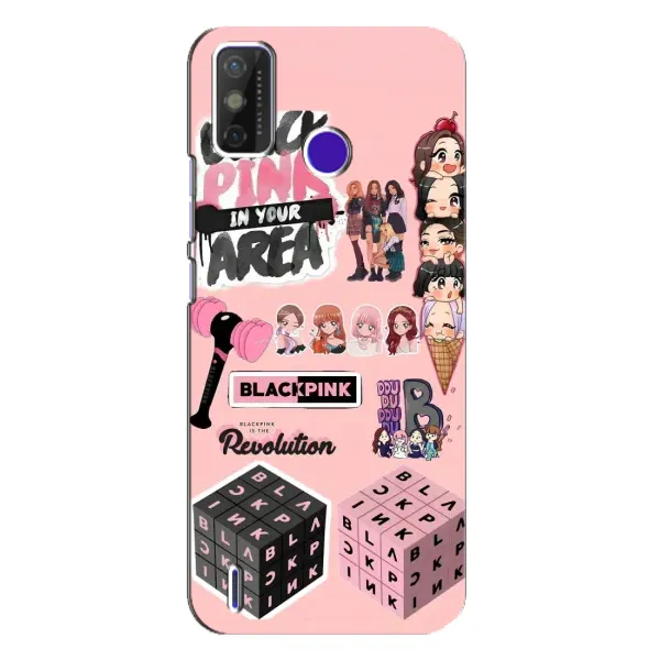 Чохол з малюнком «BLACK PINK колаж» для TECNO Spark Power 2 (LC8) Чохол з малюнком «BLACK PINK колаж» для TECNO Spark Power 2 (LC8)