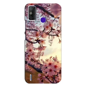 Чехол с принтом САКУРЫ на TECNO Spark Power 2 (LC8) (Цветущая сакура)