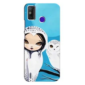 Чехлы с принтом СОВЫ для TECNO Spark Power 2 (LC8) (Девочка Сова)