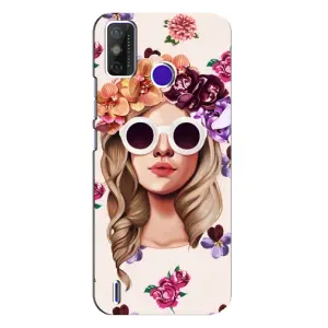 Чохол з картинкою Модні Дівчата TECNO Spark Power 2 (LC8) (Дівчина в окулярах)