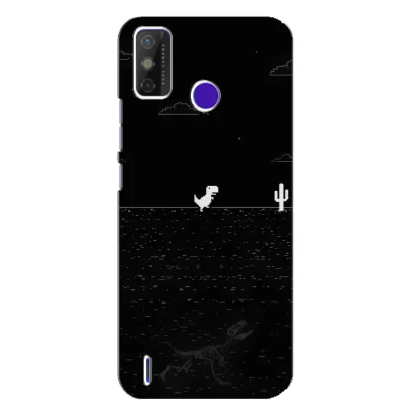 Чехол с рисунком «Динозаврик» для TECNO Spark Power 2 (LC8) Чехол с рисунком «Динозаврик» для TECNO Spark Power 2 (LC8)